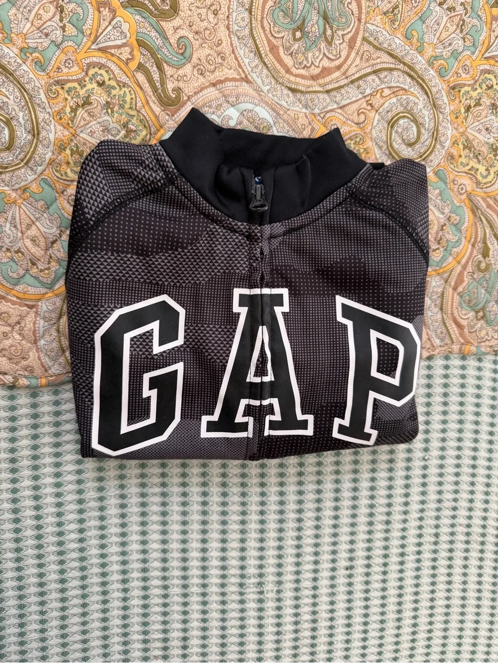 Gap Kids GapFit Logo Zip Sweater Jacket Track Jacket Boys Size XS
